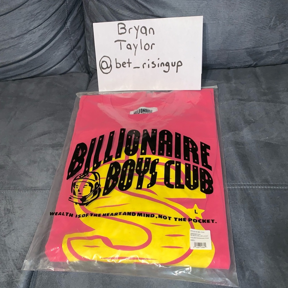 Billionaire Boys Club Motto Dollar Shirt